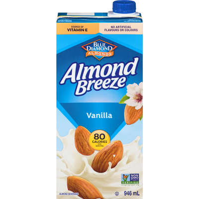 Blue Diamond Almond Breeze Vanilla 946ml (Case of 12)