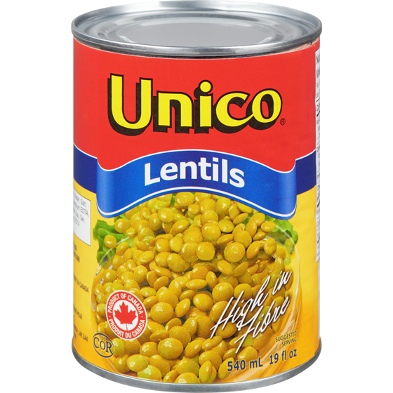 Unico Lentils 540ml - Case of 12