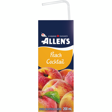 Allen's Peach Cocktail 200ml (8 Pack)