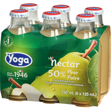 Yoga Pear Nectar 125ml - 6 Pack