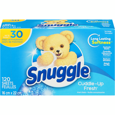 Snuggle Cuddle Up Fresh Softener Sheets 120Ct