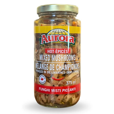 Aurora Hot Mixed Mushrooms 375ml - Case of 12