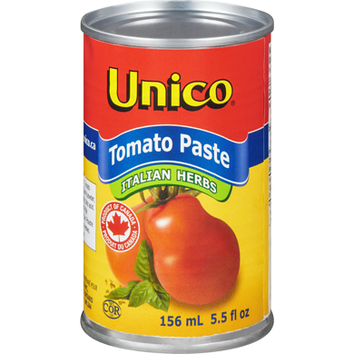 Unico Italian Herbs Tomato Paste 156ml - Case of 24