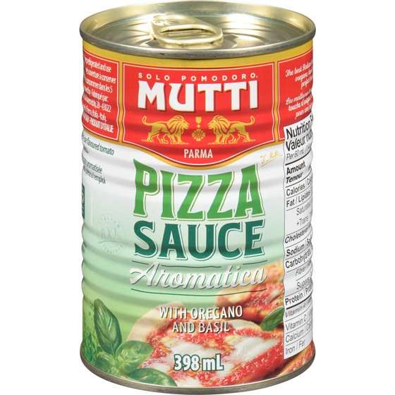 Mutti Pizza Sauce with Oregano & Basil 398ml - Case of 12