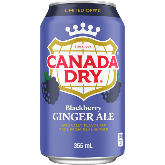 Canada Dry Blackberry Ginger Ale 355ml (Case of 12)