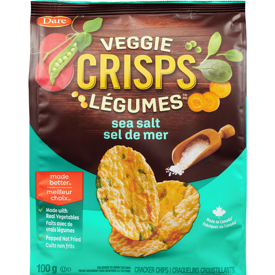 Dare Veggie Crisps Sea Salt 100g