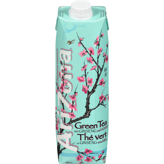 Arizona Diet Green Tea with Ginseng 960ml (12 Pack)