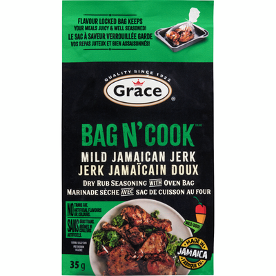 Grace Bag N' Cook Mild Jamaican Jerk 35g - Case of 8