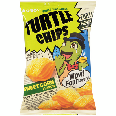 Turtle Chips Sweet Corn - Case of 12