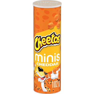 Cheetos Minis Cheddar Snacks 102g - Case of 12(May.06.2025)