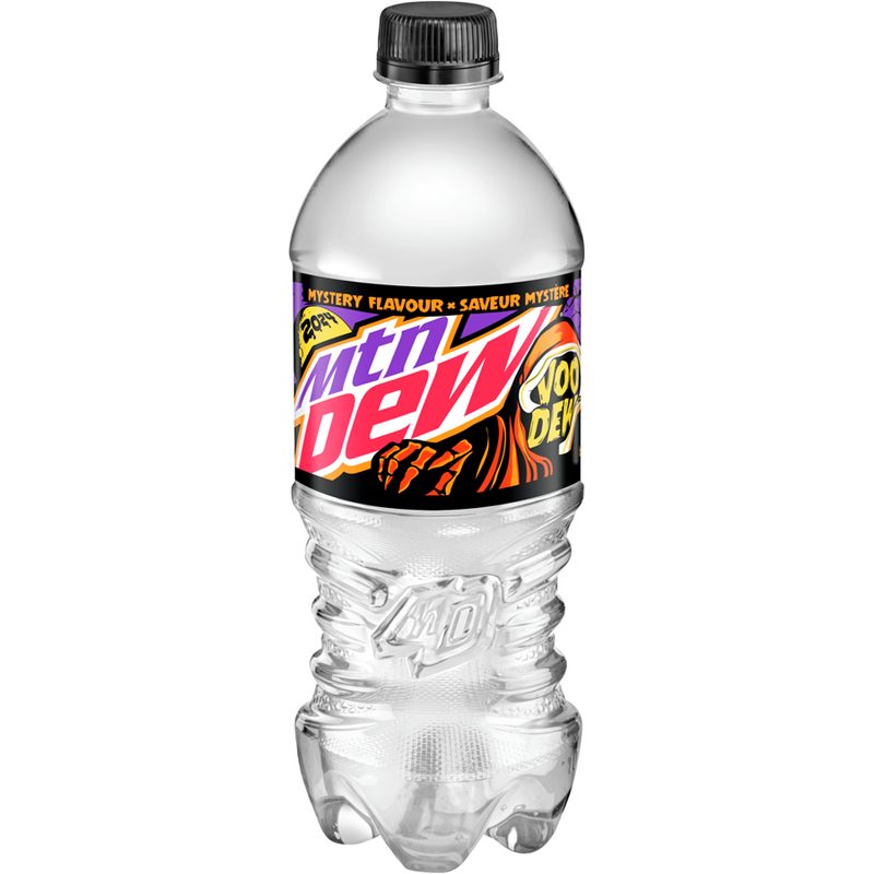 Mountain Dew Voo Dew Mystery Flavor Bottle - Case of 24 (Halloween)