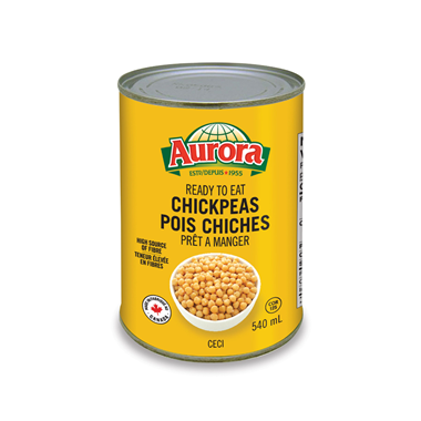 Aurora Chick Peas 540ml - Case of 12