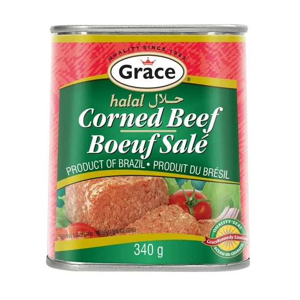 Grace Halal Corned Beef 340g - Case of 12