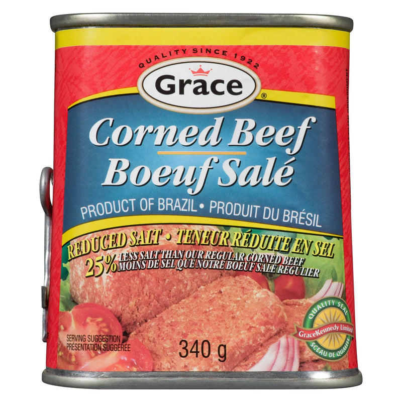 Grace Reduced Salt Corned Beef 340g - Case of 12