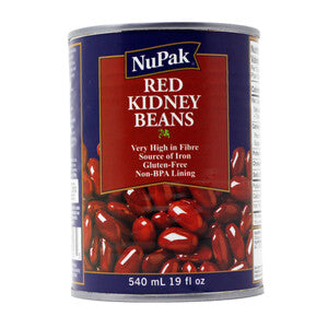 NuPak Red Kidney Beans 540ml - Case of 12