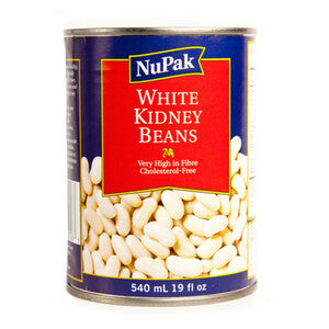 NuPak White Kidney Beans 540ml - Case of 12