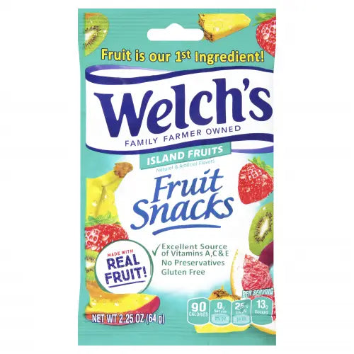 Welch's Island Fruits Peg Bag 64g (Case of 48)