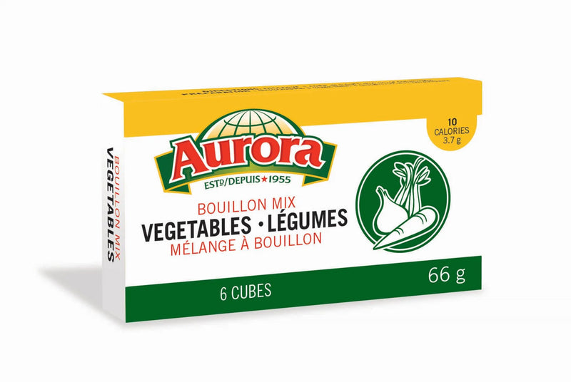 Aurora Bouillon Mix Vegetable Cubes 6pcs - Case of 24