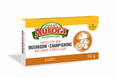 Aurora Bouillon Mix Mushroom Cubes 6pcs - Case of 24