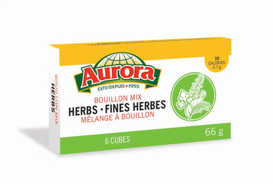 Aurora Bouillon Mix Herbs Cubes 6pcs - Case of 24