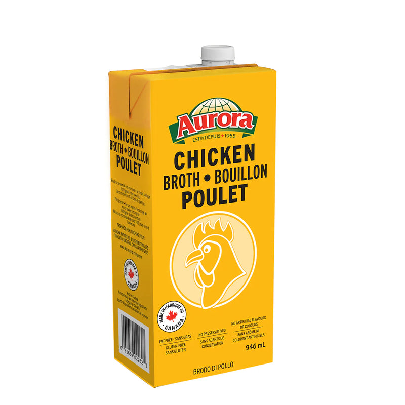 Aurora Chicken Broth 946ml - Case of 12