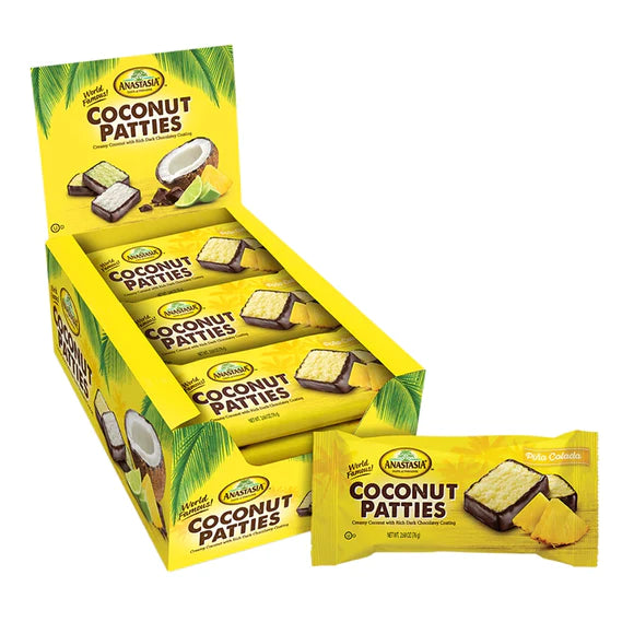 Anastasia Pina Colada Coconut Patties 70g - 20ct