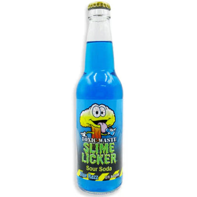 Toxic Waste Slime Licker Sour Soda Blue Razz 355ml - Case of 24