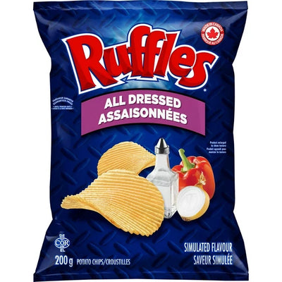 Ruffles All Dressed 200g - Case of 12