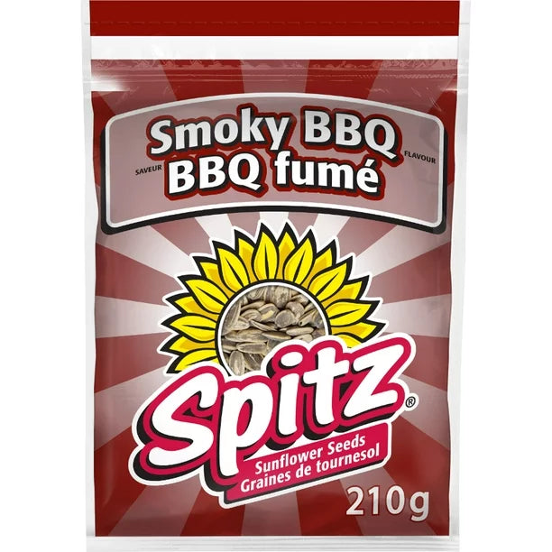 Spitz Sunflower Seeds Smoky BBQ 210g - Case of 24