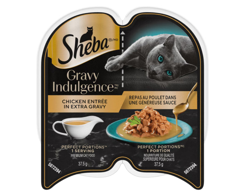 Sheba Gravy Indulgence Chicken Entree Cat Food 75g - Case of 24