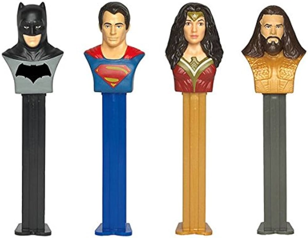 Pez Candy & Dispenser Justice League - Case of 12