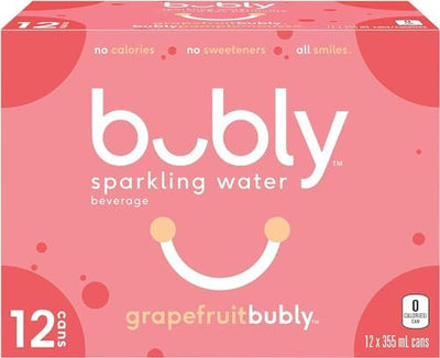 Bubly Sparkling Water Grapefruit 355ml - (Case of 12)