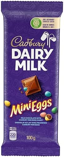 Cadbury Dairy Milk Mini Eggs Bars 100g - 24ct