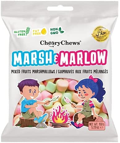 Marsh & Marlow Mixed Fruit Marshmallows 150g - 12 pack