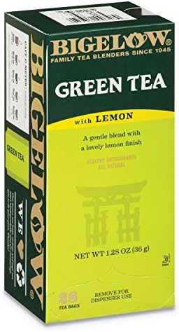 Bigelow Green Tea with Lemon 28ct - Case of 12