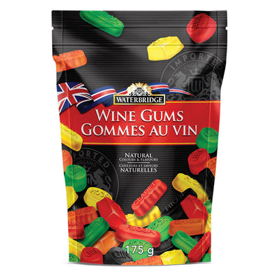 Waterbridge Wine Gums Natural 175g (Case of 15)