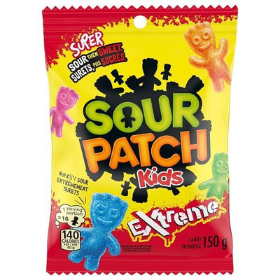 Sour Patch Kids Extreme Peg 150g (Case of 12)