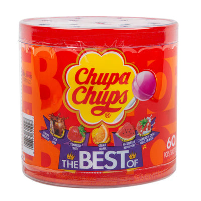 Chupa Chups The Best of Lollipops 60ct - Case of 8