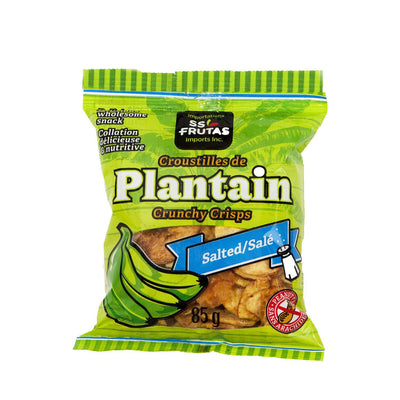 Plantain Crunchy Crisps Salted 85g - Case of 50