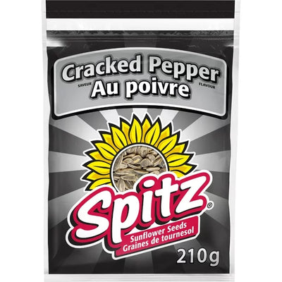 Spitz Sunflower Seeds Cracked Pepper 210g - Case of 24