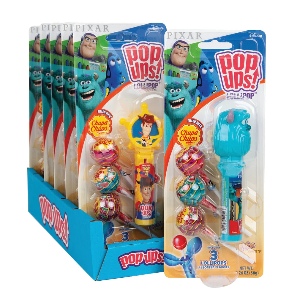 Pop Ups! Pixar Lollipop - 6ct