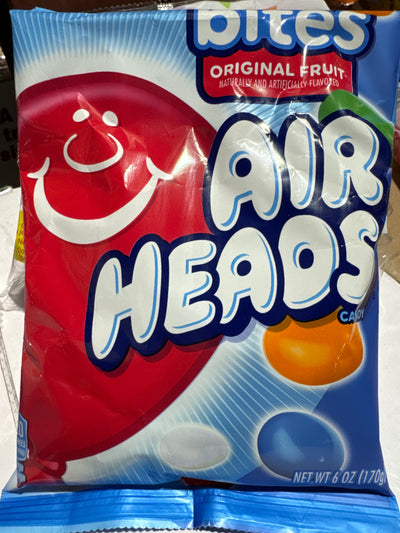 Airheads Bites Original Fruit 170g (Case of 12)