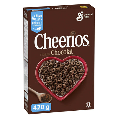 Cheerios Chocolate Heart Cereal 420g - Case of 12