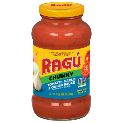 Ragu Chunky Tomato, Garlic & Onion Sauce 680g - Case of 12