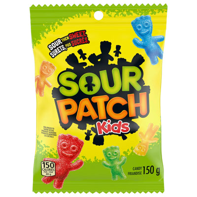 Sour Patch Kids Peg Bag 150g - Case Of 12