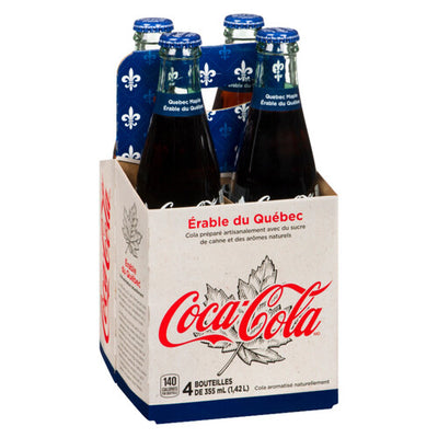 Coca Cola Quebec Maple Glass 355ml - 6x4ct