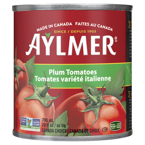 Aylmer Plum Tomatoes 796ml - Case of 12