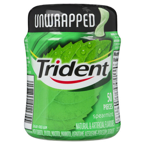 Trident Spearmint Btl 50pc - (Box of 6)