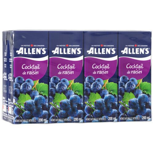 Allen's Grape Cocktail 200ml (8 Pack)