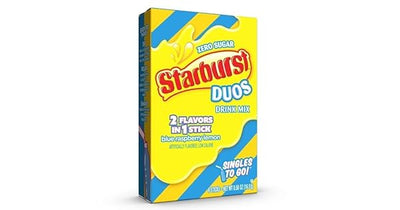 Starburst Duos Blue Raspberry Lemon Singles to Go Drink Mix (Case of 12)